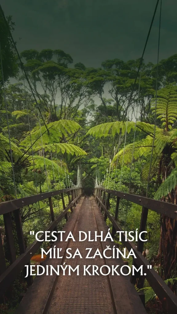 Citát o cestovaní - prvý krok