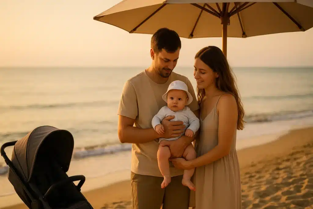 Dovolenka k moru s dieťaťom