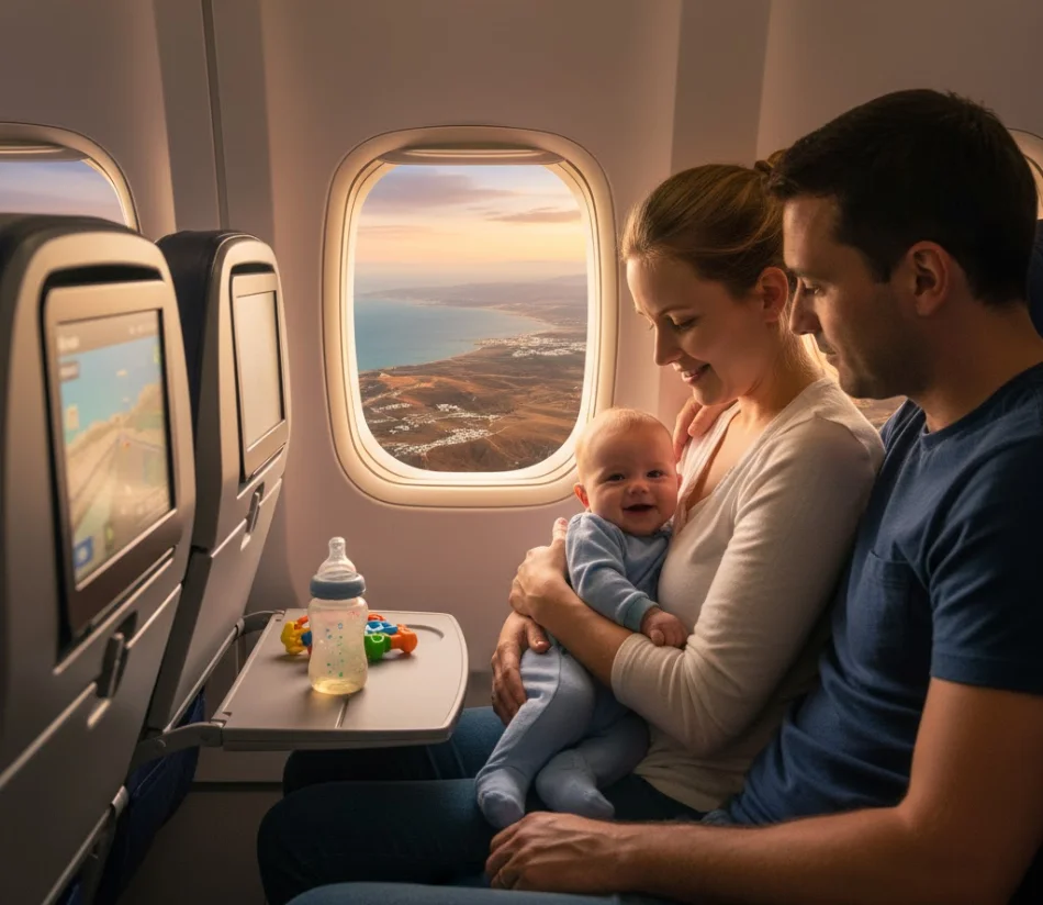 Lietadlom k moru s bábätkom