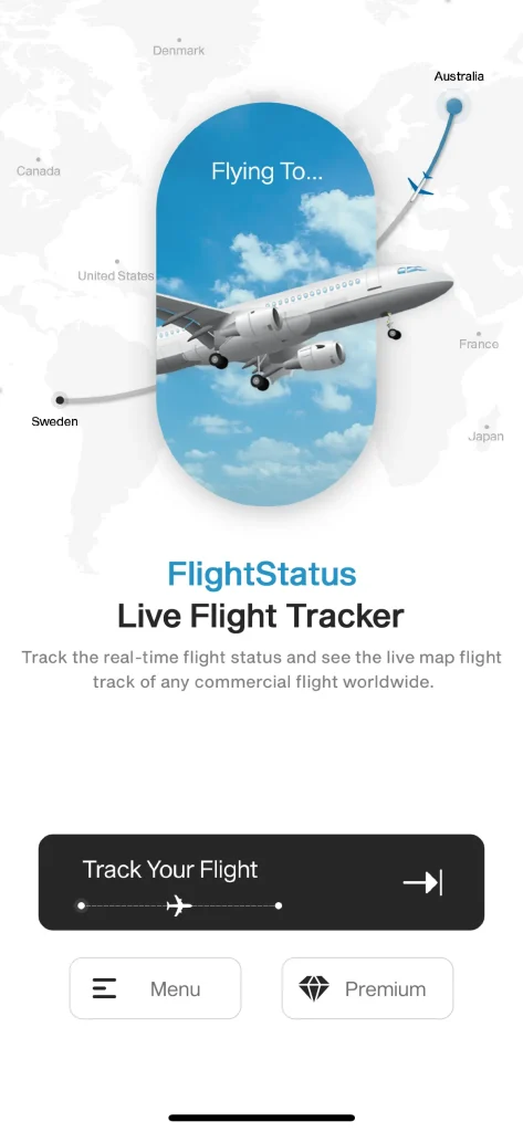 Live Flight Staus - aplikácia na sledovanie letov
