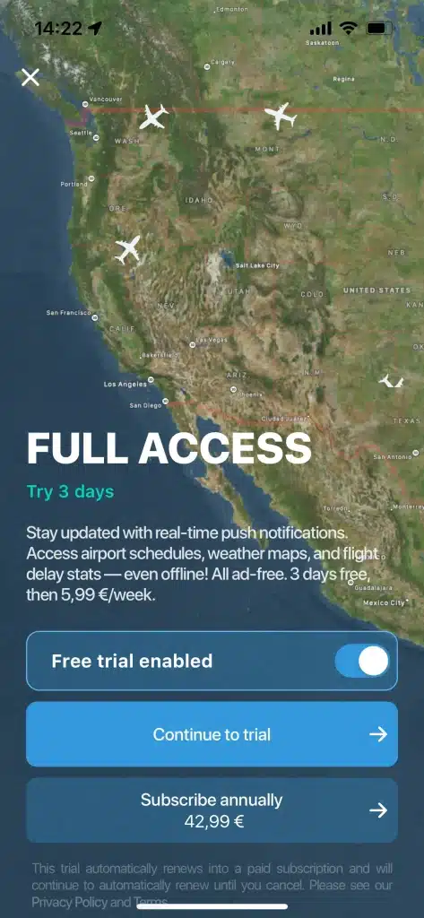 The Flight Tracker - sledovanie lietadla